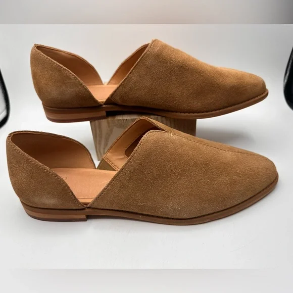 New Frye & Co. Women’s Suede Leather Slip On Shoes Size 8.5 Tan - Picture 5 of 5